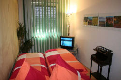 M�nchen Ferienwohnung Schwabing: Schlafraum
