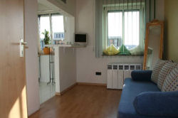 M�nchen Ferienwohnung Schwabing: Wohnraum